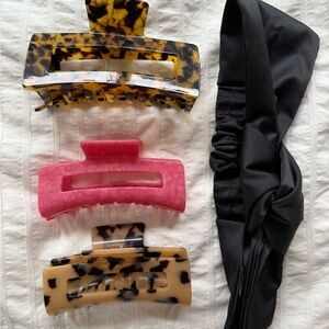 lululemon Claw Clips + Headband, Kov Essentials Claw Clip